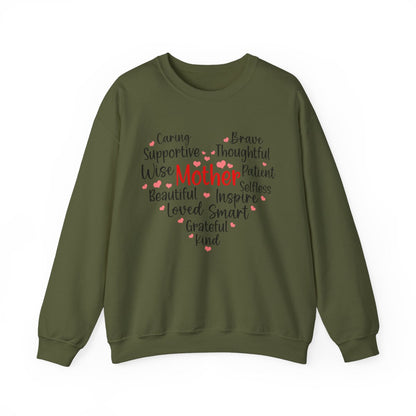 Moms Heart Sweatshirt